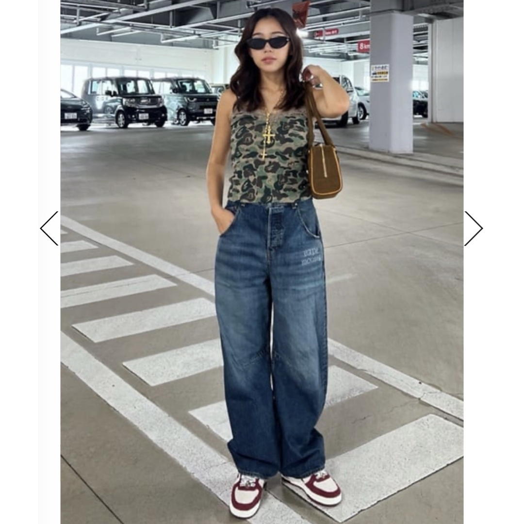 A BATHING APE - MOUSSY×APEコラボデニム BP/MS CURVE ストレートBAPE