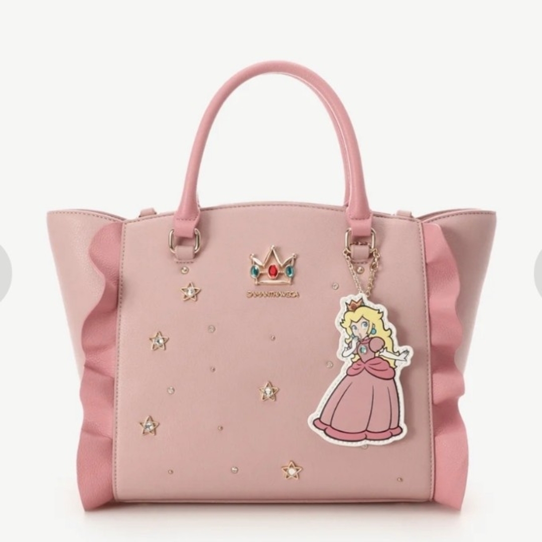 サマンサベガ 新品タグ付き ピーチ姫 バッグ ピンク