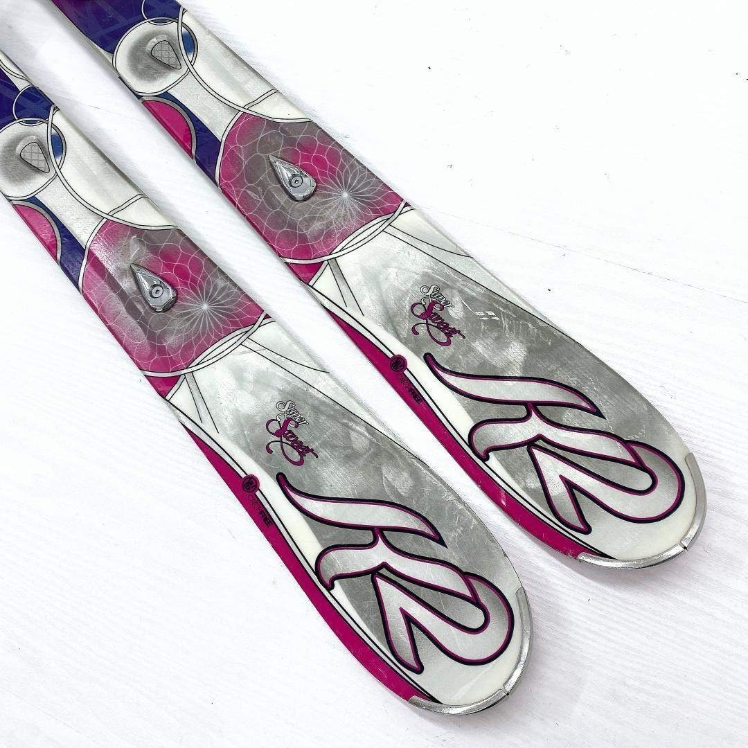 K2 レディース スキー セット 153 24-24.5cm オールラウンド 板