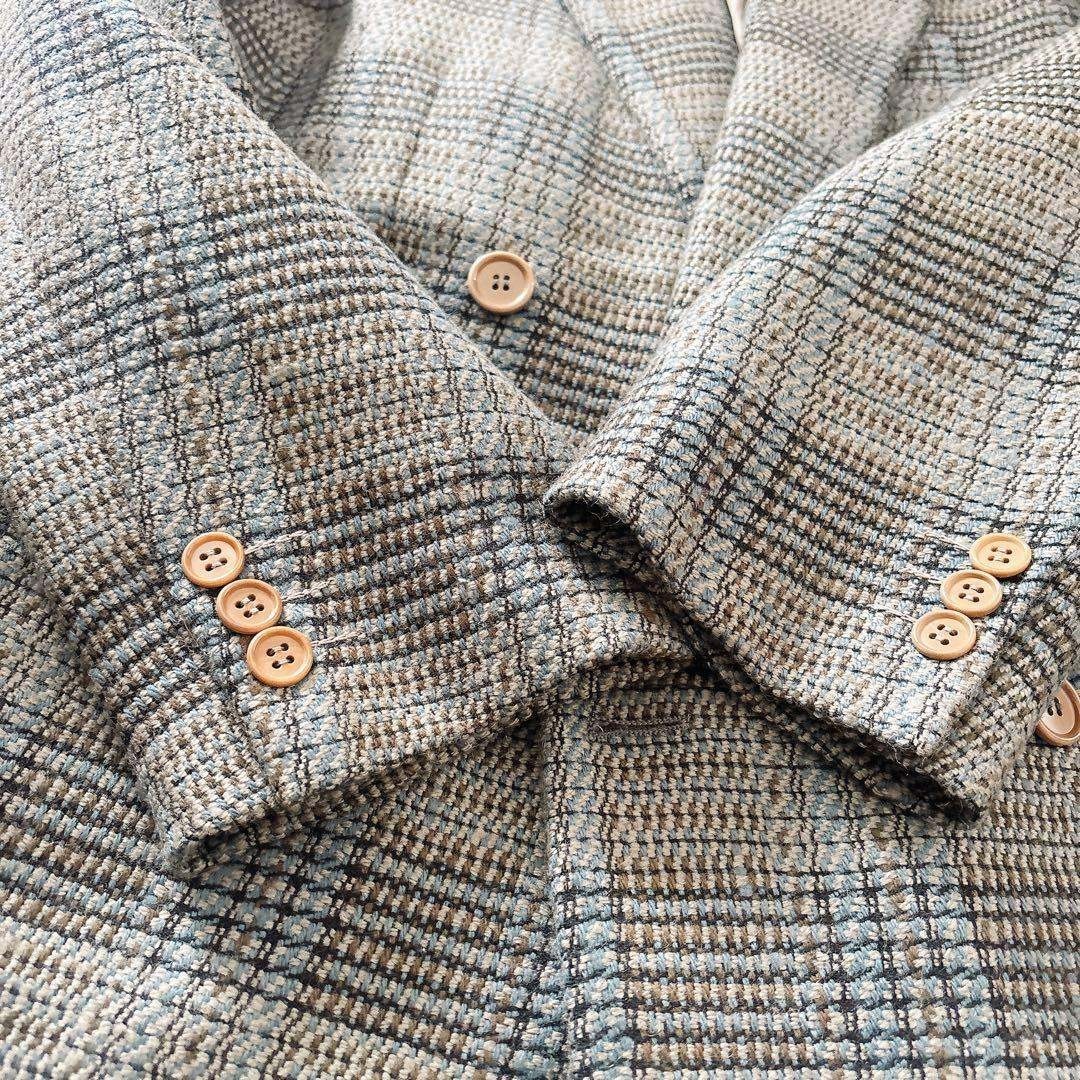 GIORGIO ARMANI ダブルブレスト テーラードジャケット チェック