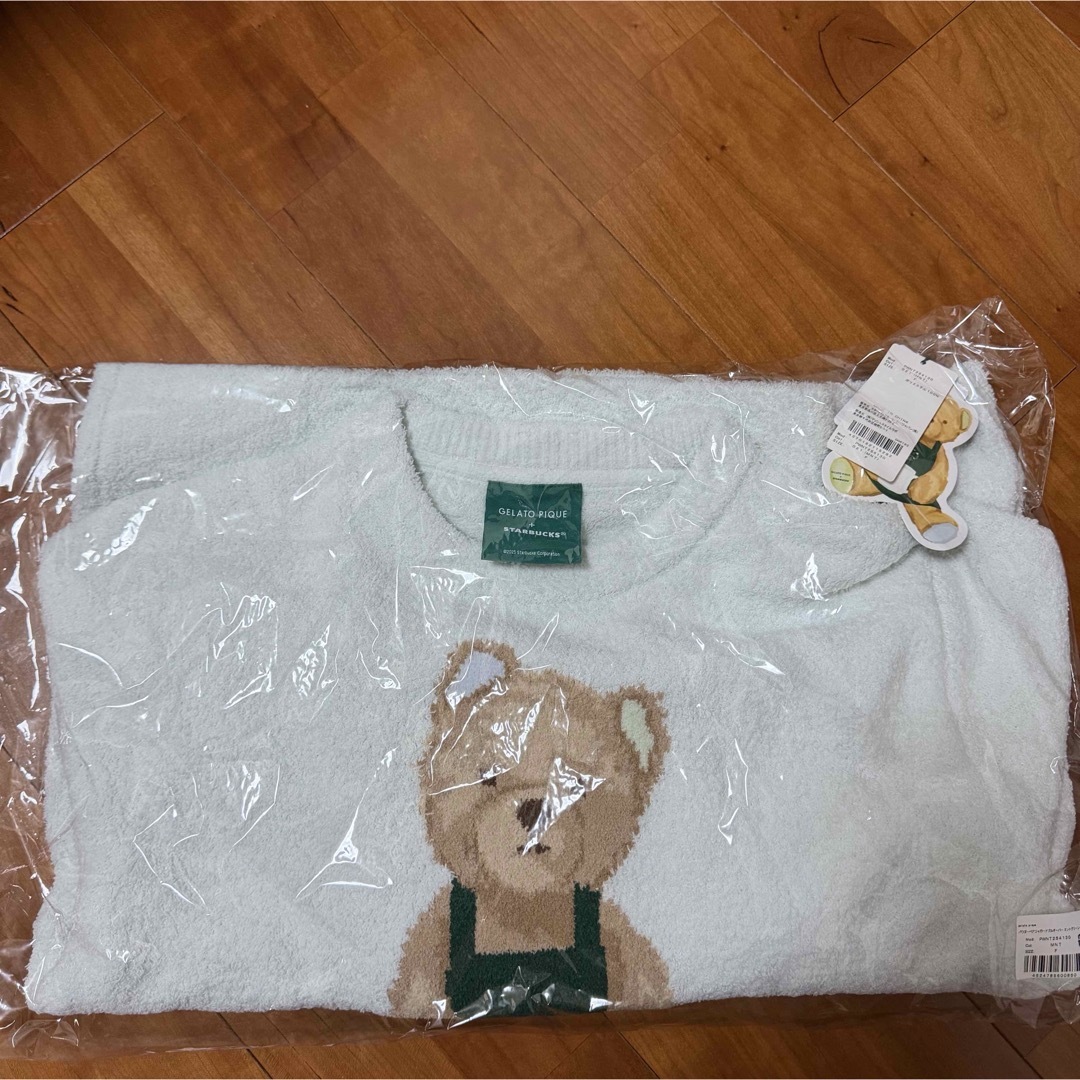 ジェラートピケスターバックス ルームウェア上下セット ミントグリーン