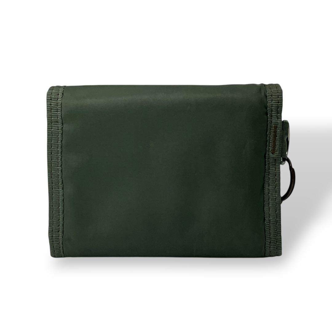 PORTER - PORTER ポーター 三つ折り財布 カプセル ロゴ モスグリーン