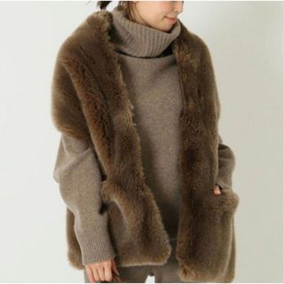 DEUXIEME CLASSE - H BRAND エイチブランド フェイクファーフード