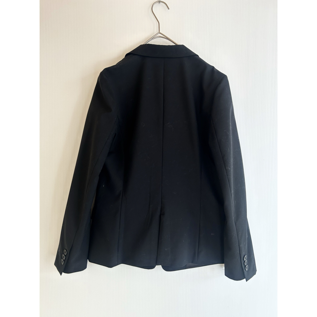 173美品GLR22AW洗濯機洗可能ウールテーラードジャケットパンツスーツ38黒