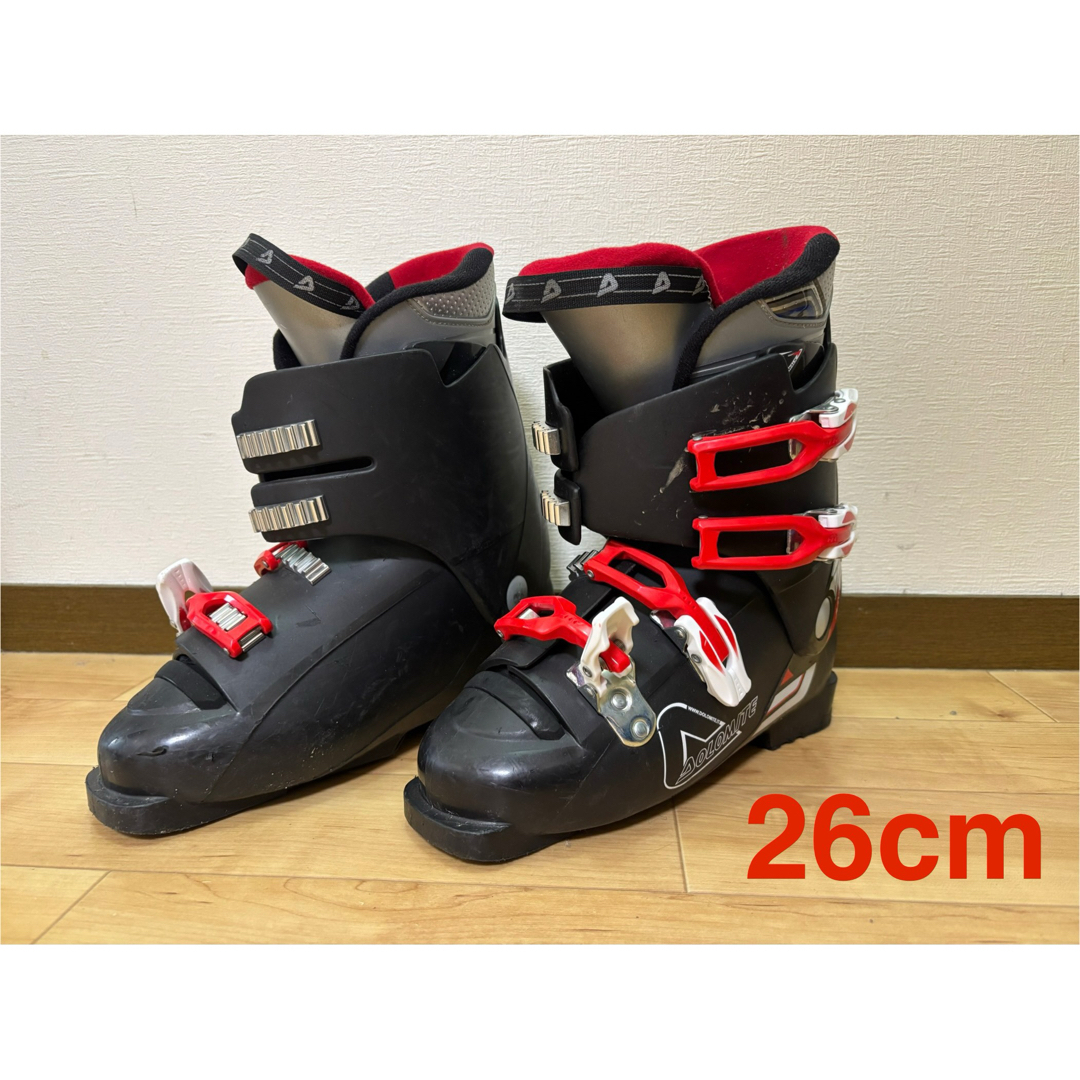 DOLOMITE JT 26cm ジュニア スキーブーツ 赤