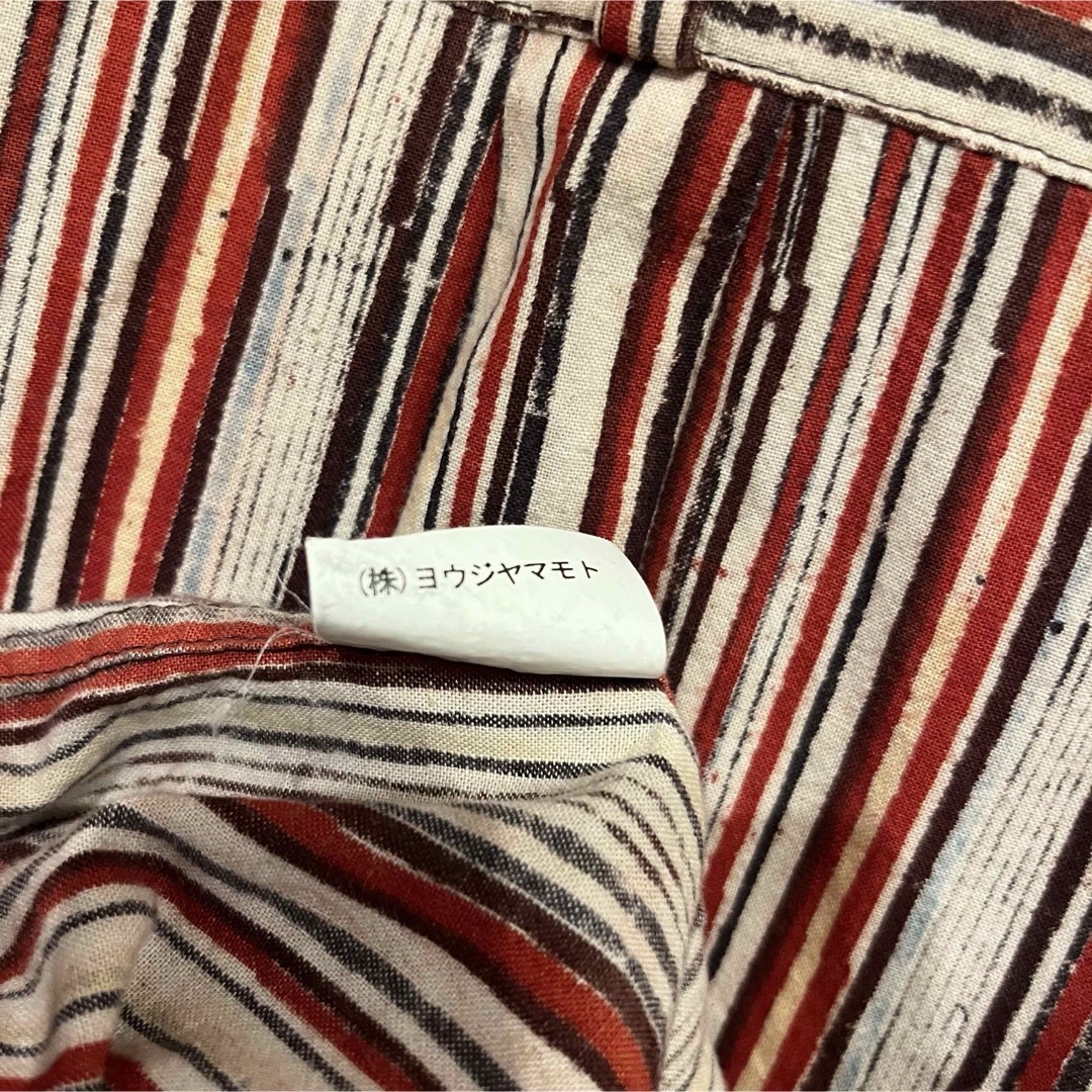 美品】S´YTE オーバーサイズ ストライプ柄 デザイン バンドカラー シャツ