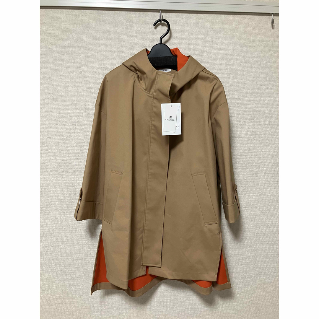 GrandTable グランターブル バイカラーオーバーコート