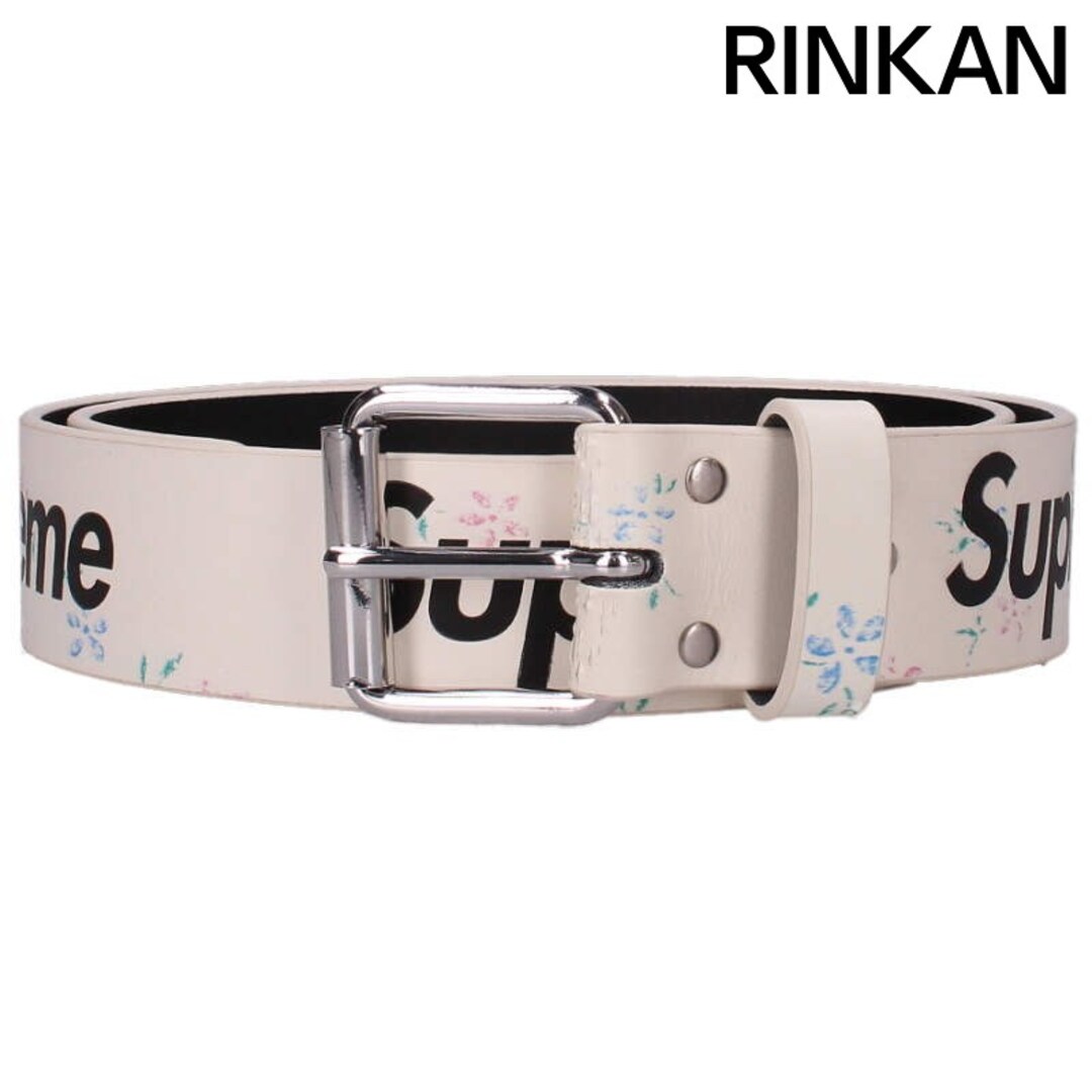 Supreme - シュプリーム Repeat Leather Belt ロゴレザー花柄ベルト