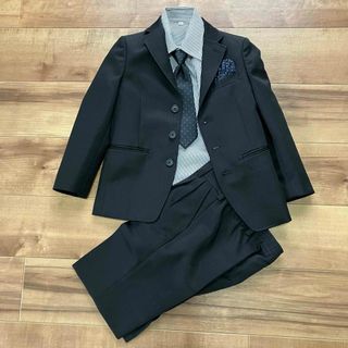 SALE‼️男の子 ネイビーフォーマル スーツ130サイズの通販 by wood's