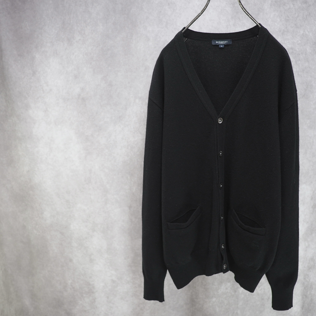 BURBERRY - BURBERRY LONDON｜00's ウールカーディガン（Black・L）の