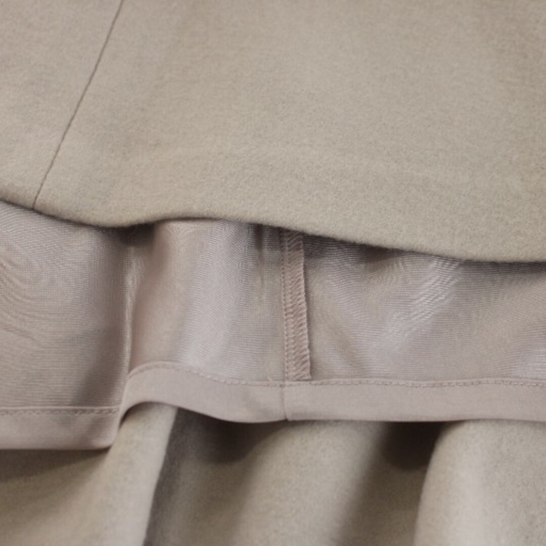 ANAYI - アナイ 23AW ウールジャージーヘムフレアワンピース ミモレ 36