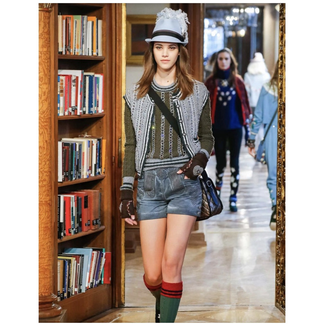 CHANEL シャネル CCジュエル ボタン カシミア カーディガン