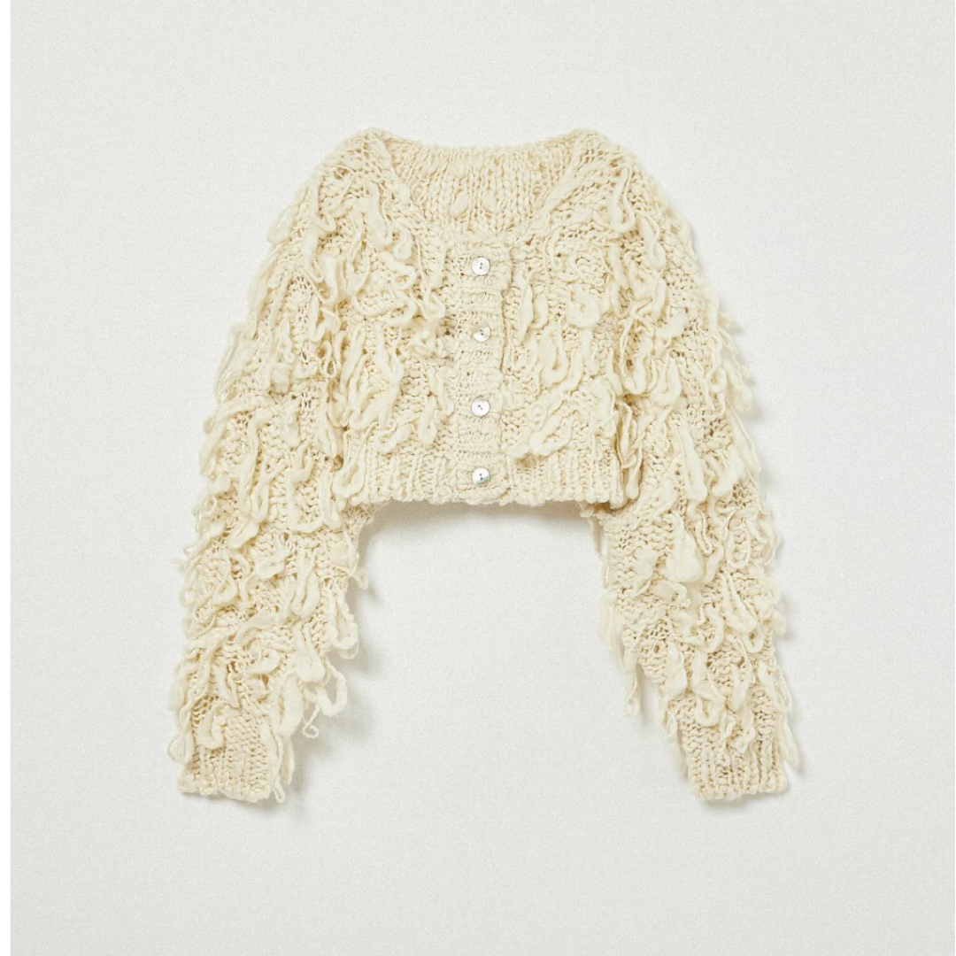 Eaphi FRINGE KNIT CARDIGAN