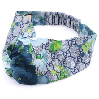 GUCCI - グッチ GUCCI エラスティック ヘアバンド ライン ロゴ