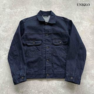 UNIQLO - UNIQLO デニムトラッカージャケット 大戦モデル 68 ブルー XL