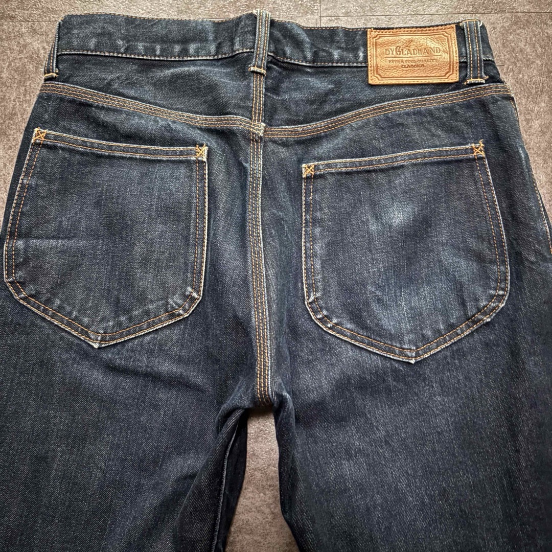 GLADHAND & Co. - 激レア グラッドハンド ストレートデニム 濃紺 ヒゲ