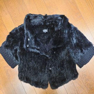 LE CIEL BLEU - ルシェルブルー ファーコート ベージュの通販 by