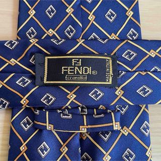 FENDI - ꧁美品꧂フェンディ ネクタイ ナロータイ ストライプ ズッカ