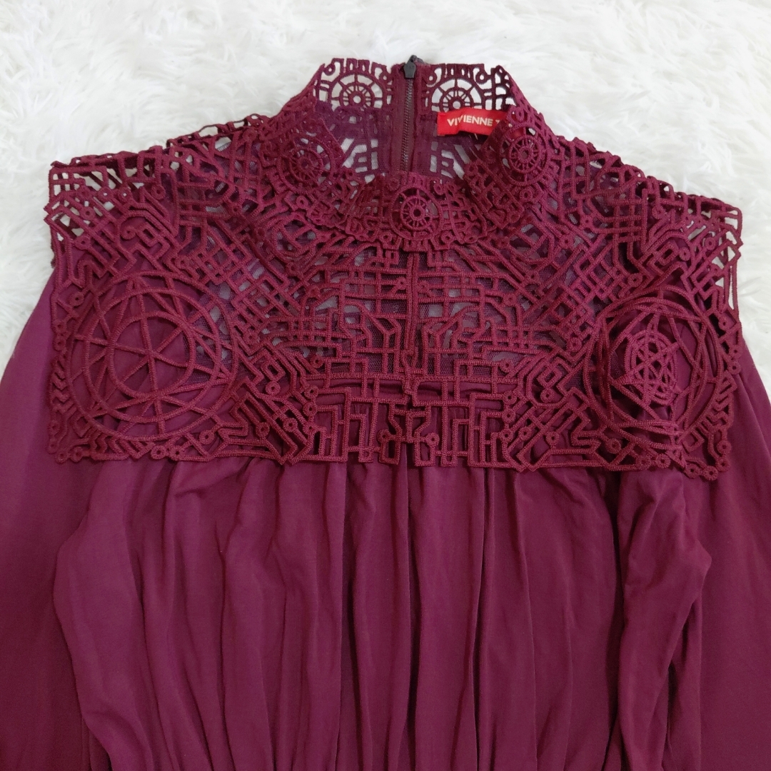 VIVIENNE TAM - 極美品✨ヴィヴィアンタム チャイナ刺繍襟 レース