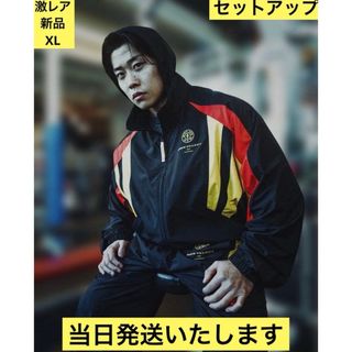 GOLD'S GYM - LYFT リフト ゴールドジム ナイロンジャケット パンツ