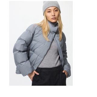 UNIQLO - UNIQLO +j 復刻版 ダウンボリュームジャケット オフホワイト