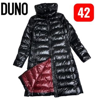 DUNO - 極美品✨ デュノ DUNO ウール切替 ロングダウンコート オフ