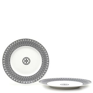 HERMES - HERMES 新品エルメスシャスグリーン緑21cmプレート八角皿