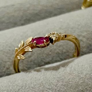 agete - アガット 2009年 クリスマス限定 リング ダイヤモンド 9号の