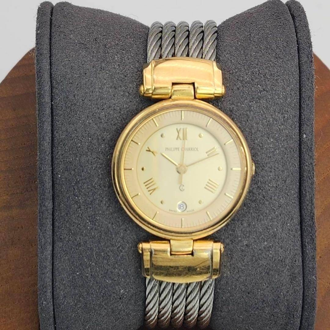 CHARRIOL - シャリオール ケルティック ゴールド 金文字盤 腕時計