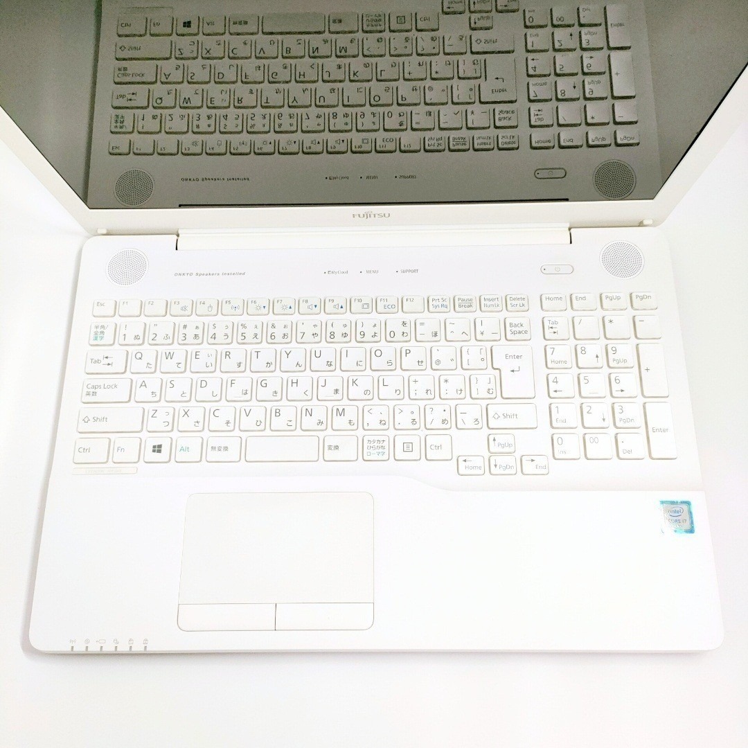 富士通 - Corei7✨️Windows11/富士通/DVD/オフィス付き白ノート