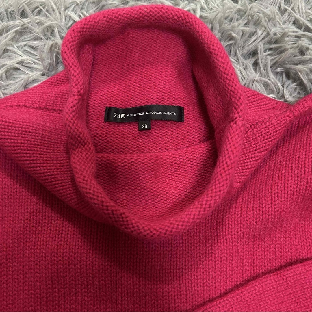 23区 - 23区 ニット カシミヤ size38 ピンク の通販 by Suuchan's shop