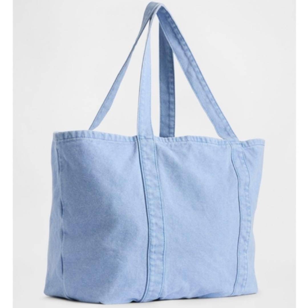 GAP - 新品未使用タグ付き GAP ギャップ ロゴトートバッグ ブルーの