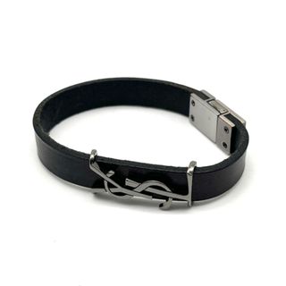 SAINT LAURENT - サンローラン ロゴ チェーン ブレスレット シルバー