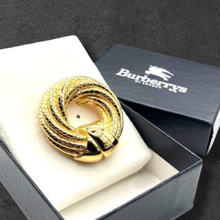 BURBERRY - Burberry バーバリー ブローチ ゴールド の通販 by