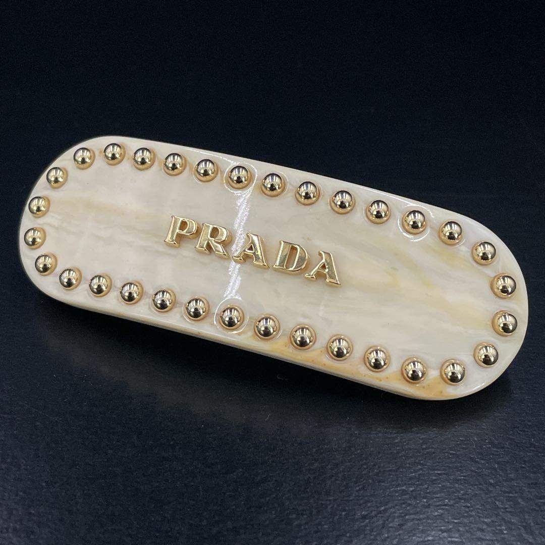 PRADA - 確実正規品 美品 プラダ プレックス ヘアクリップ バレッタ