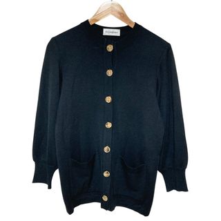 Yves Saint Laurent - イヴ・サンローラン 花柄 ニット カーディガンの