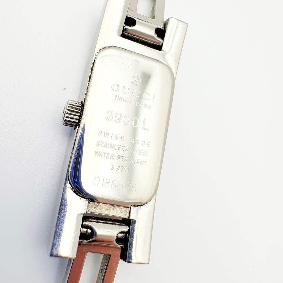 GUCCI - 【稼働】新品電池 GUCCI 腕時計 グッチ 3900L シルバー