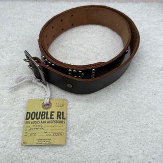 RRL - 新品*RRL* レザー ベルト*スタッズベルト*30イタリア製ダブル