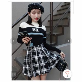 Darich - ダーリッチ ボリュームバルーンミニスカート BLK FLサイズの