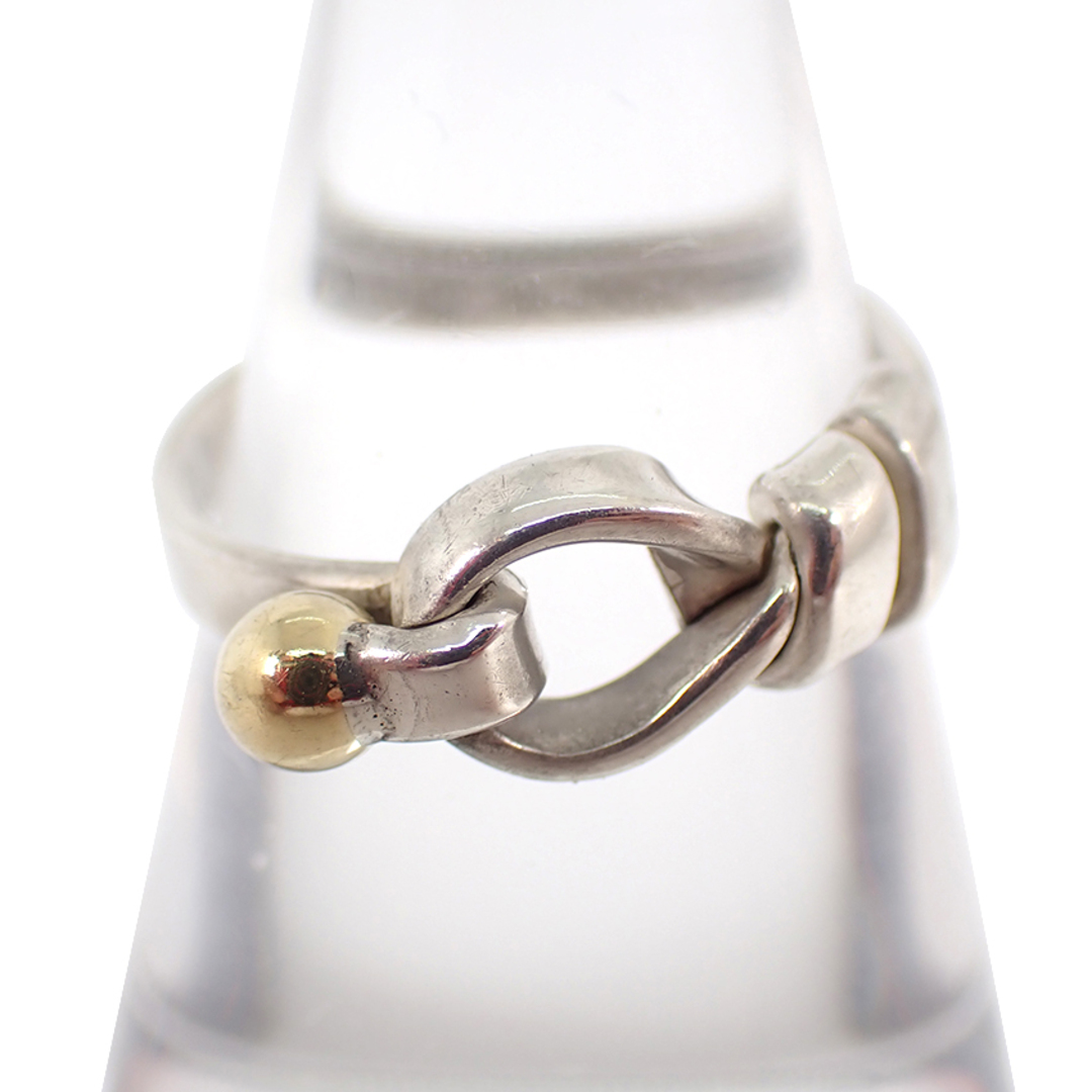 Tiffany & Co. - ティファニー 925/750 フック＆アイ リング /12号