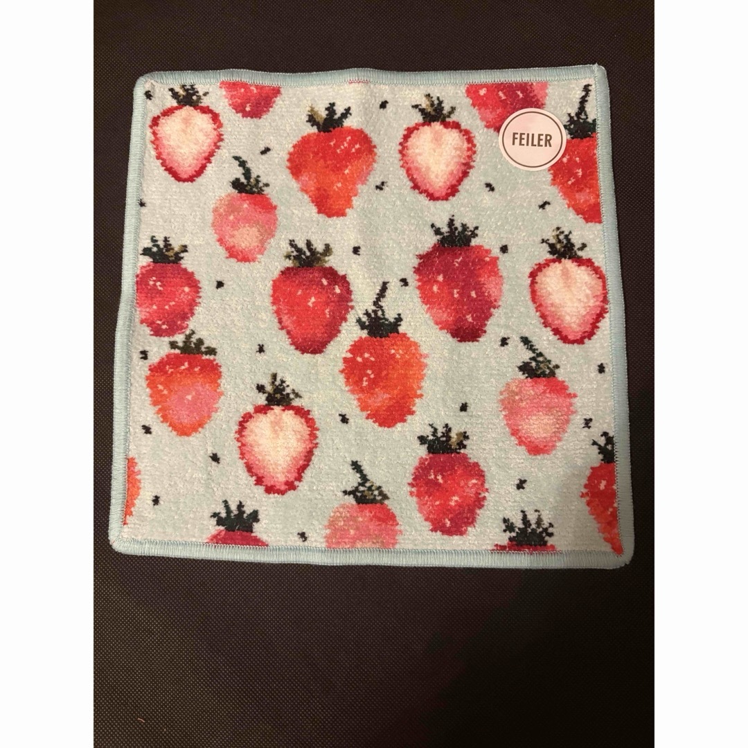 FEILER - 新品 フェイラーラブラリー タオル ハンカチ ストロベリー