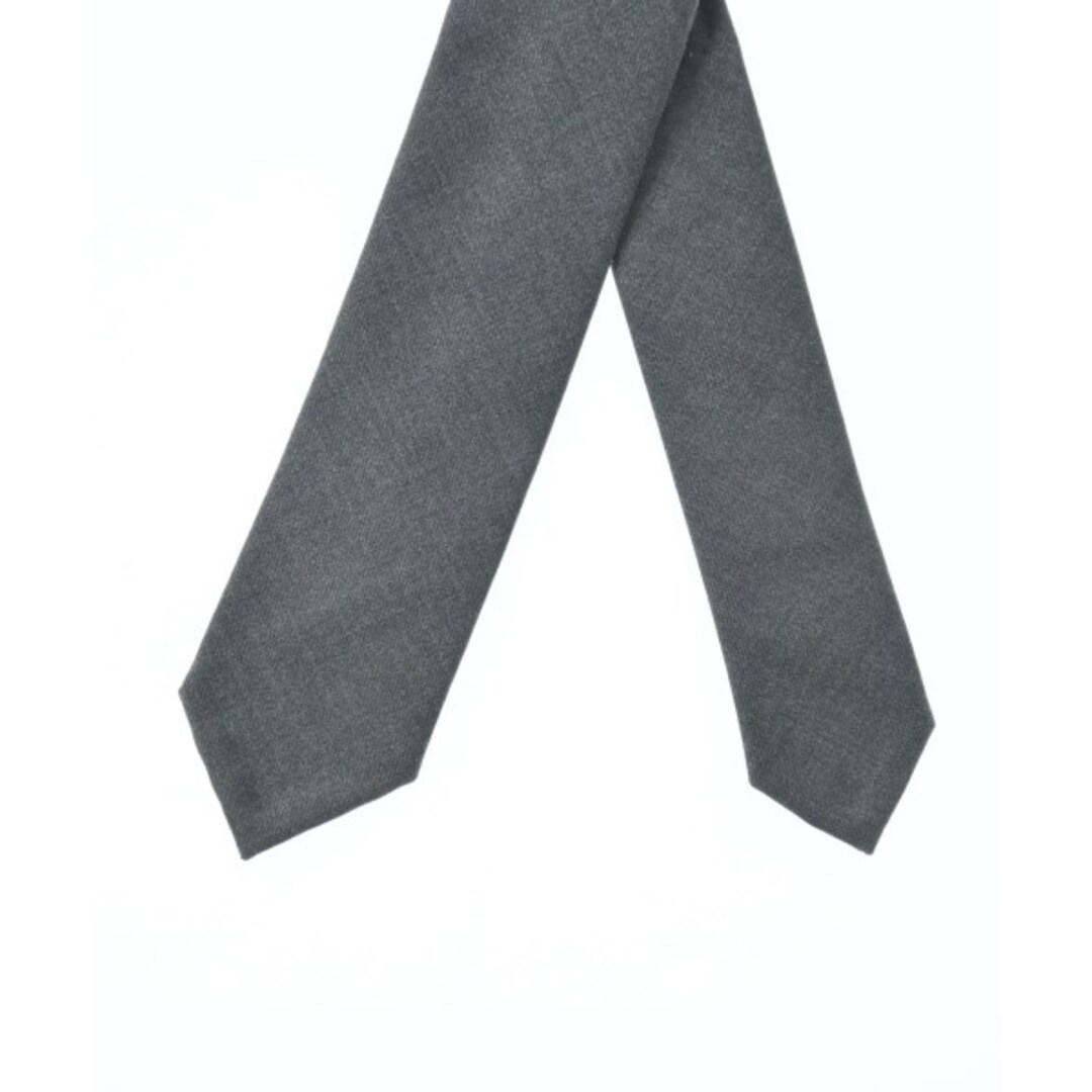 THOM BROWNE - THOM BROWNE トムブラウン ネクタイ グレー 【古着