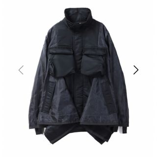 sacai - サカイ ウールアシンメトリーボンバージャケット ブルゾン