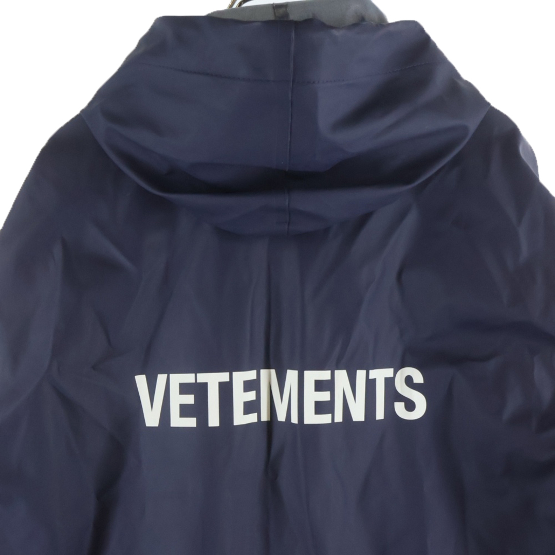 VETEMENTS ヴェトモン 17AW OVERSIZED HOODED RAINCOAT オーバーサイズ