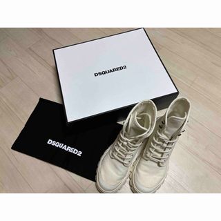 DSQUARED2 - 【新品】ディースクエアード DSQUARED2 レザー コンバット