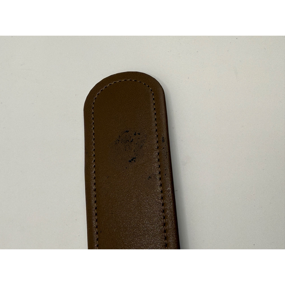 BALENCIAGA - Balenciaga レザーベルト ブラウン ゴールド金具の通販