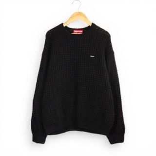 Supreme - SUPREME 25aw Small Box Waffle Sweater Black サイズLの