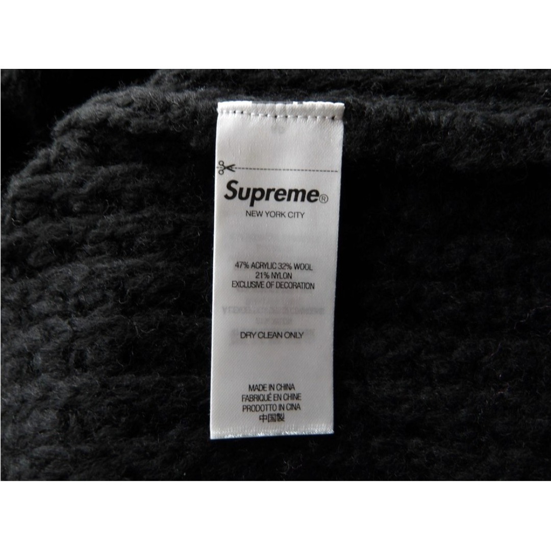 Supreme - SUPREME 25aw Small Box Waffle Sweater Black サイズLの