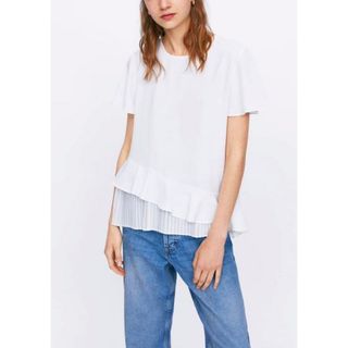 マチャット machatt メタリックパフブラウス（ゴールド）の通販 by こ