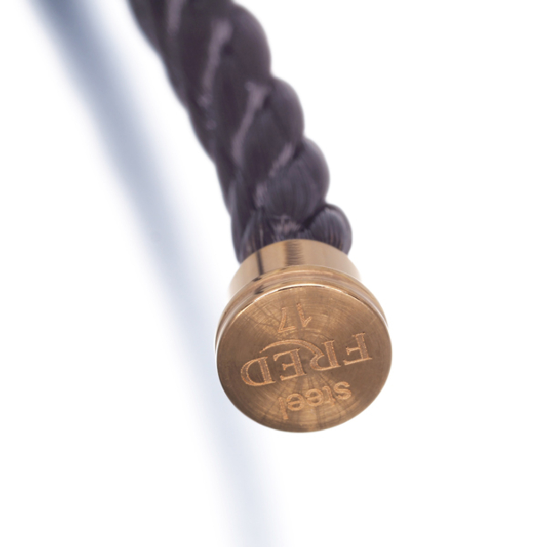 FRED - フレッド ブレスレット用コード フォース10 ブラック 2連 17